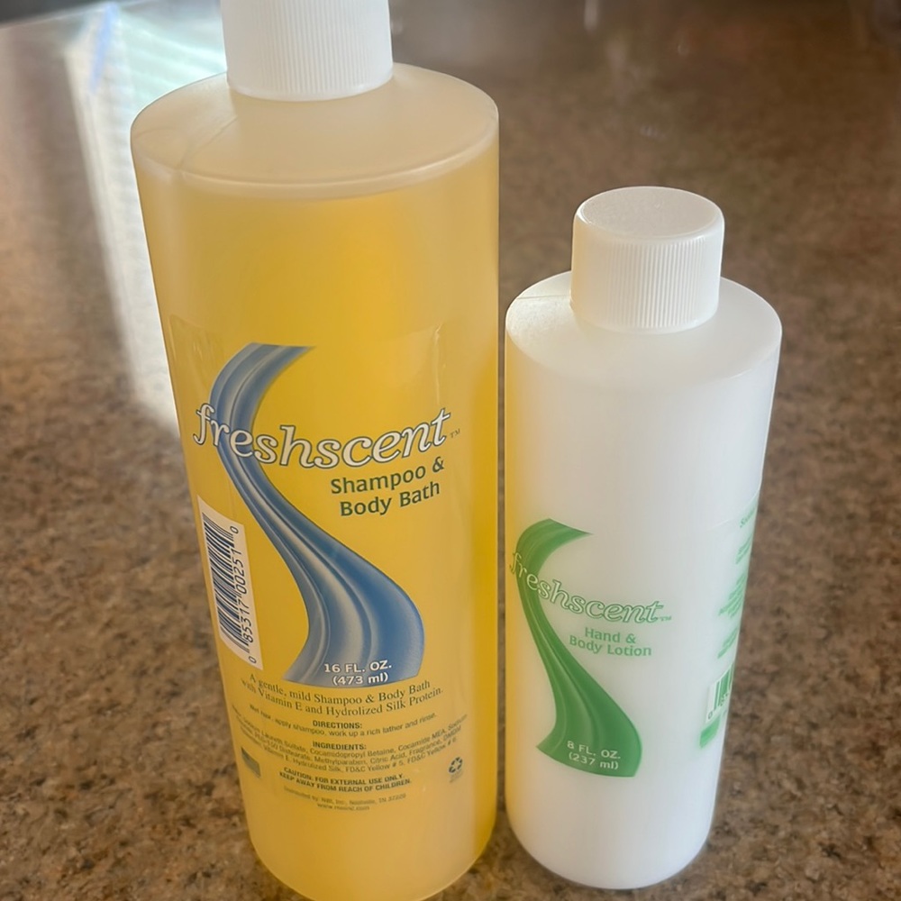 Freshscent Shampoo & Body Bath and Hand & body Lotion